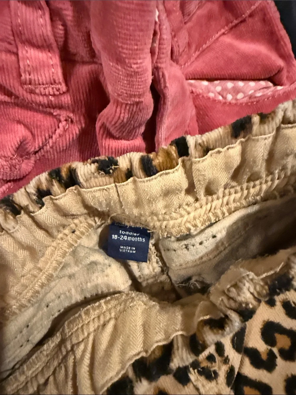 Kids Leopard Print and Denim Bottoms - Pack sizes 12-24 months. Gap, Zara, Joes